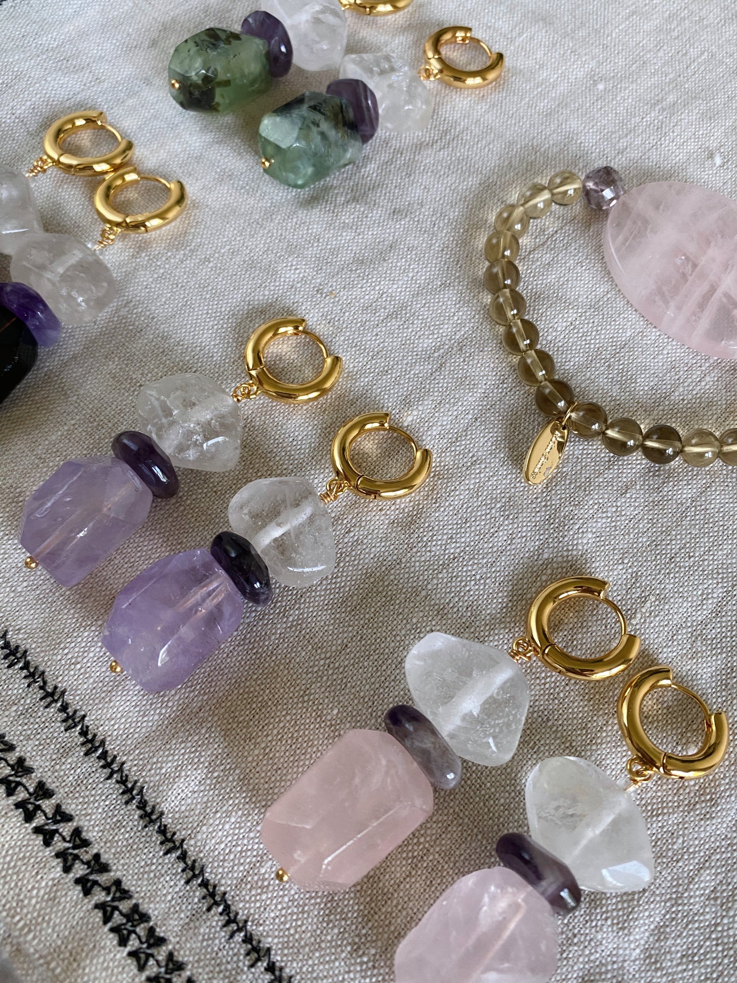 Lavender Amethyst Earrings