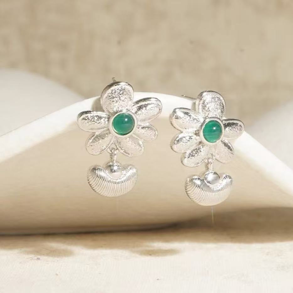 Tiny Floral Earrings
