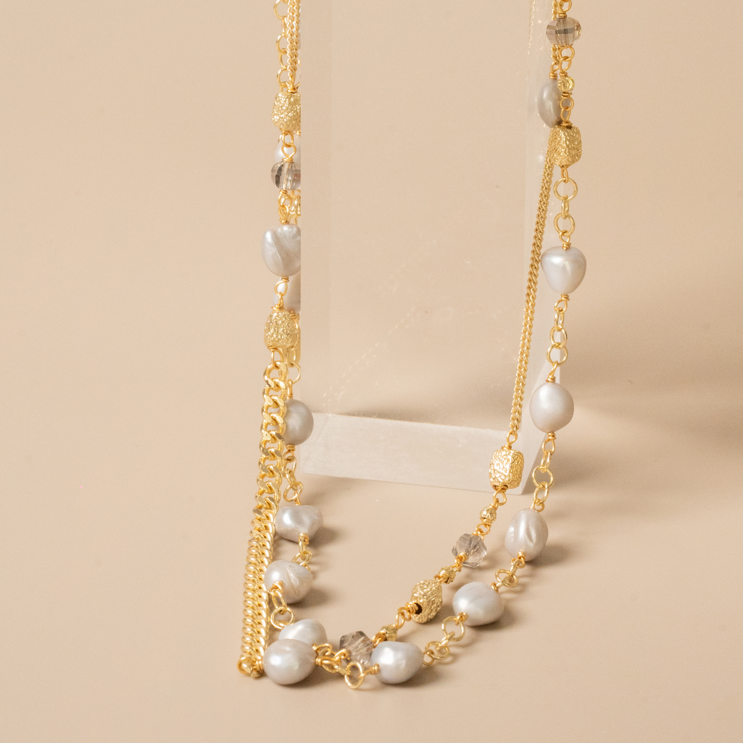 Grey Pearl Necklace