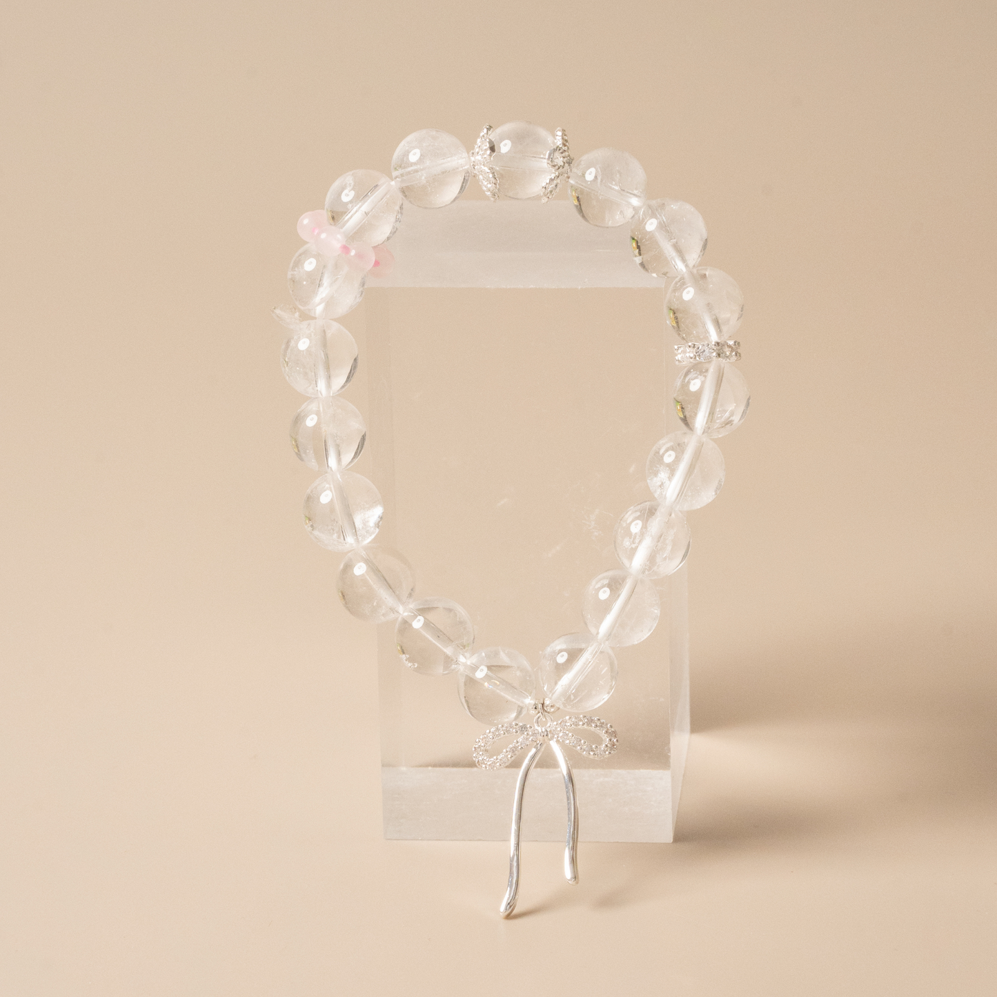 Quartz Bow Bracelet