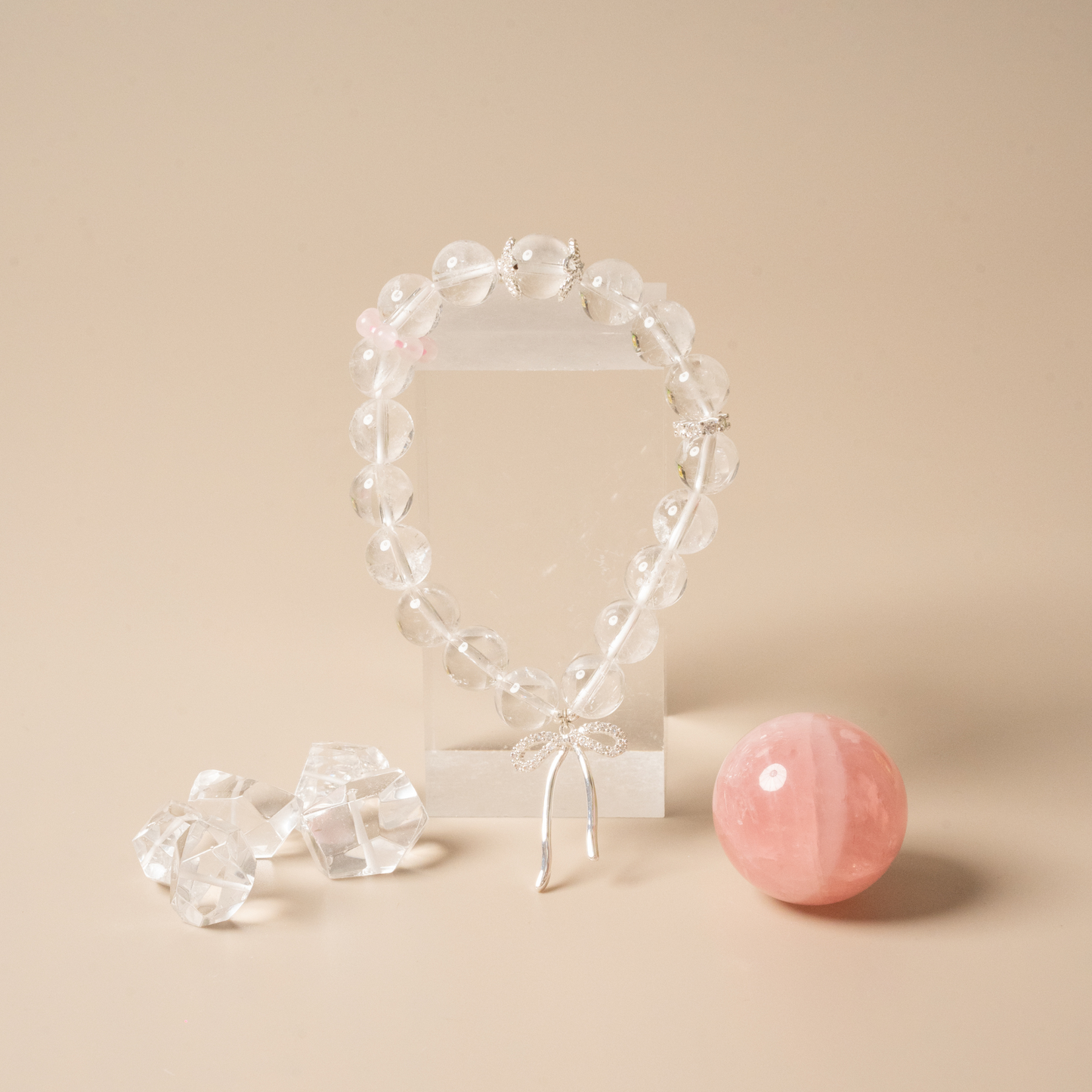 Quartz Bow Bracelet