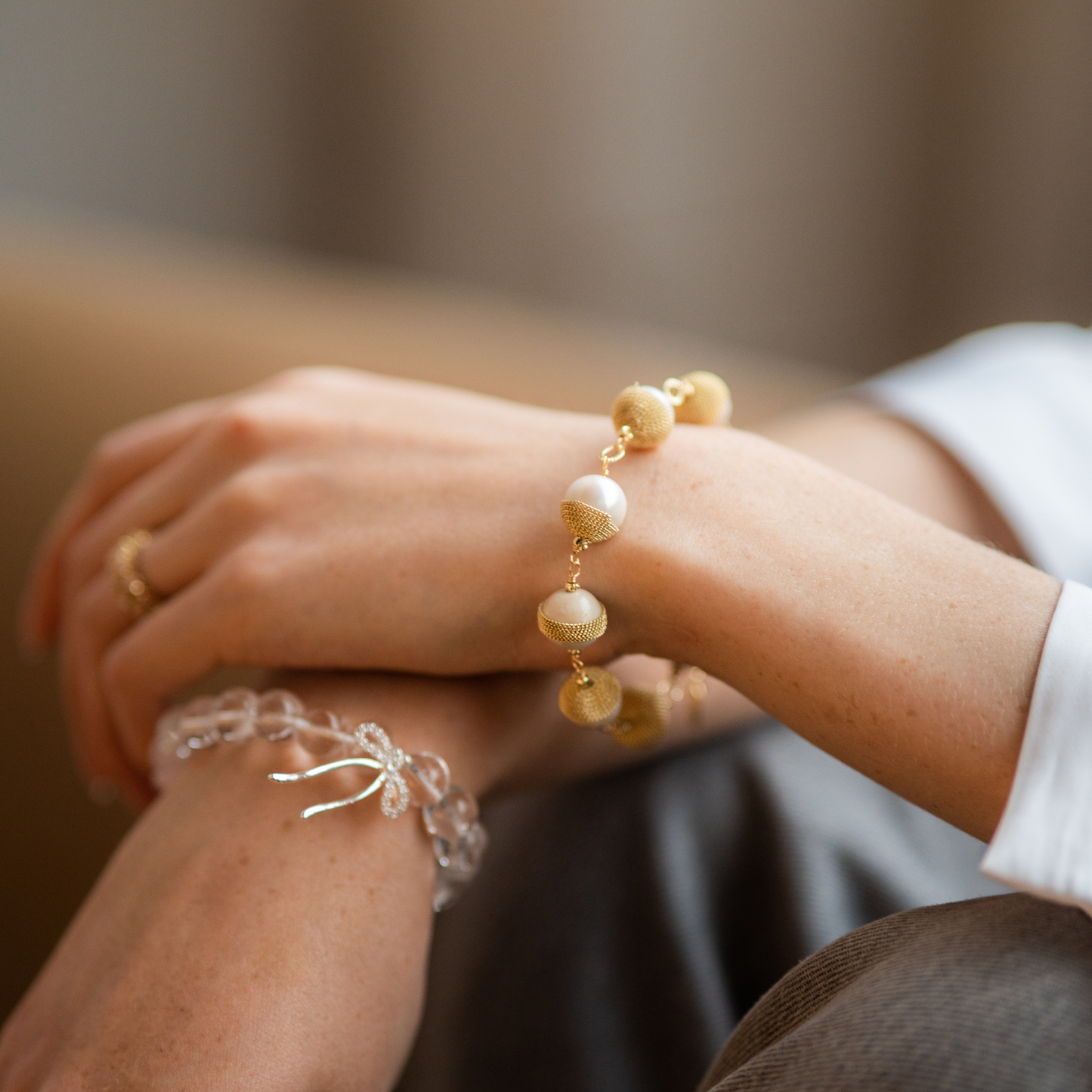 Pearl Embrace bracelet