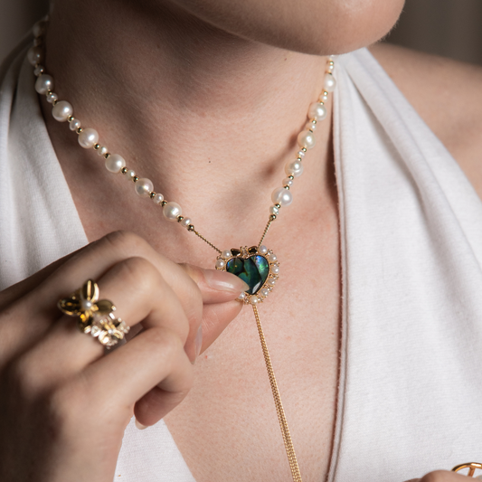 Ocean Heart Necklace