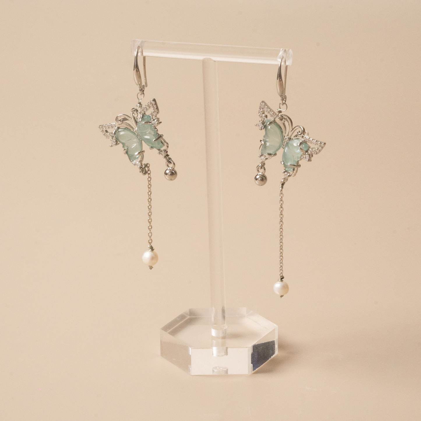 Butterfly Jade Earrings