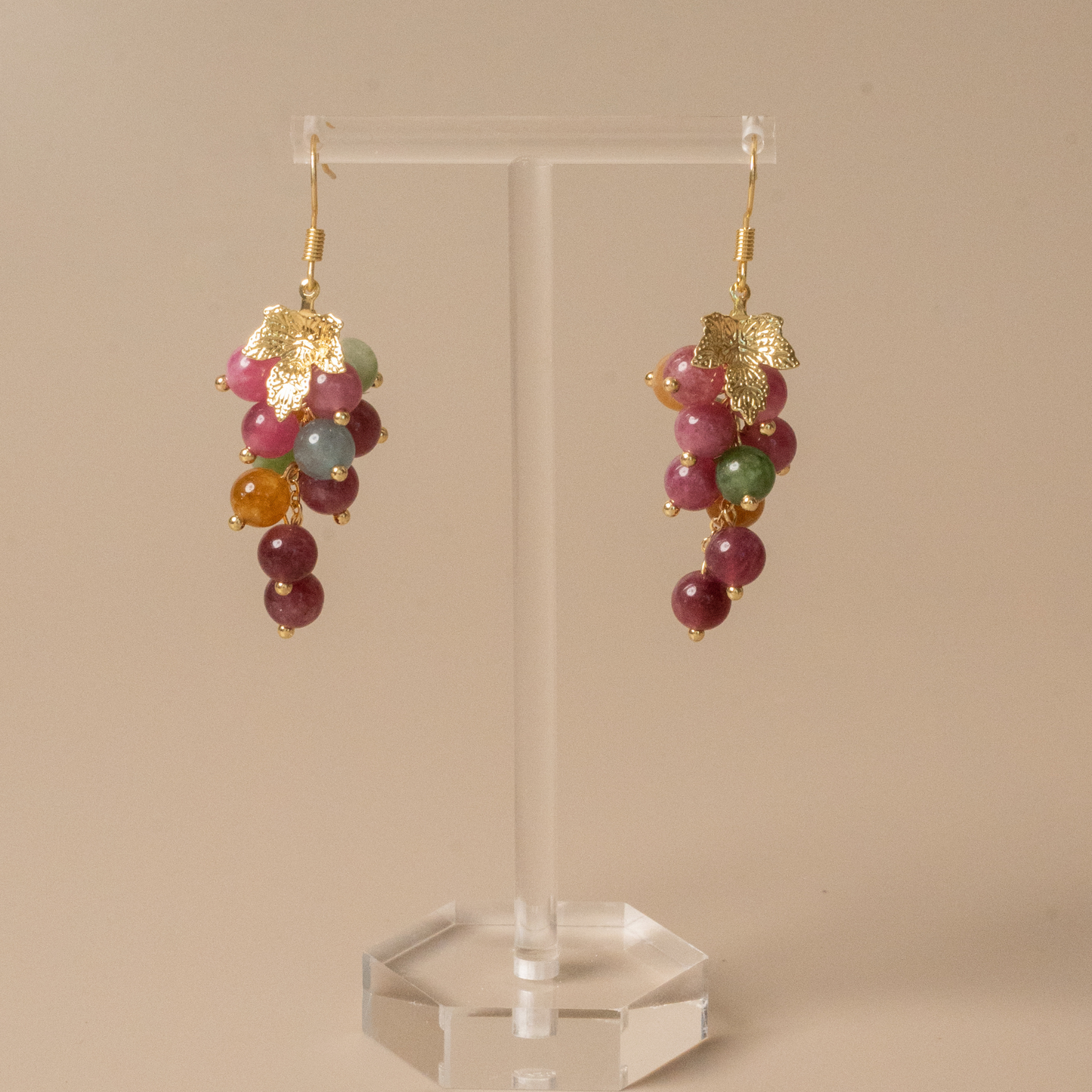 Watermelon Gem Earrings