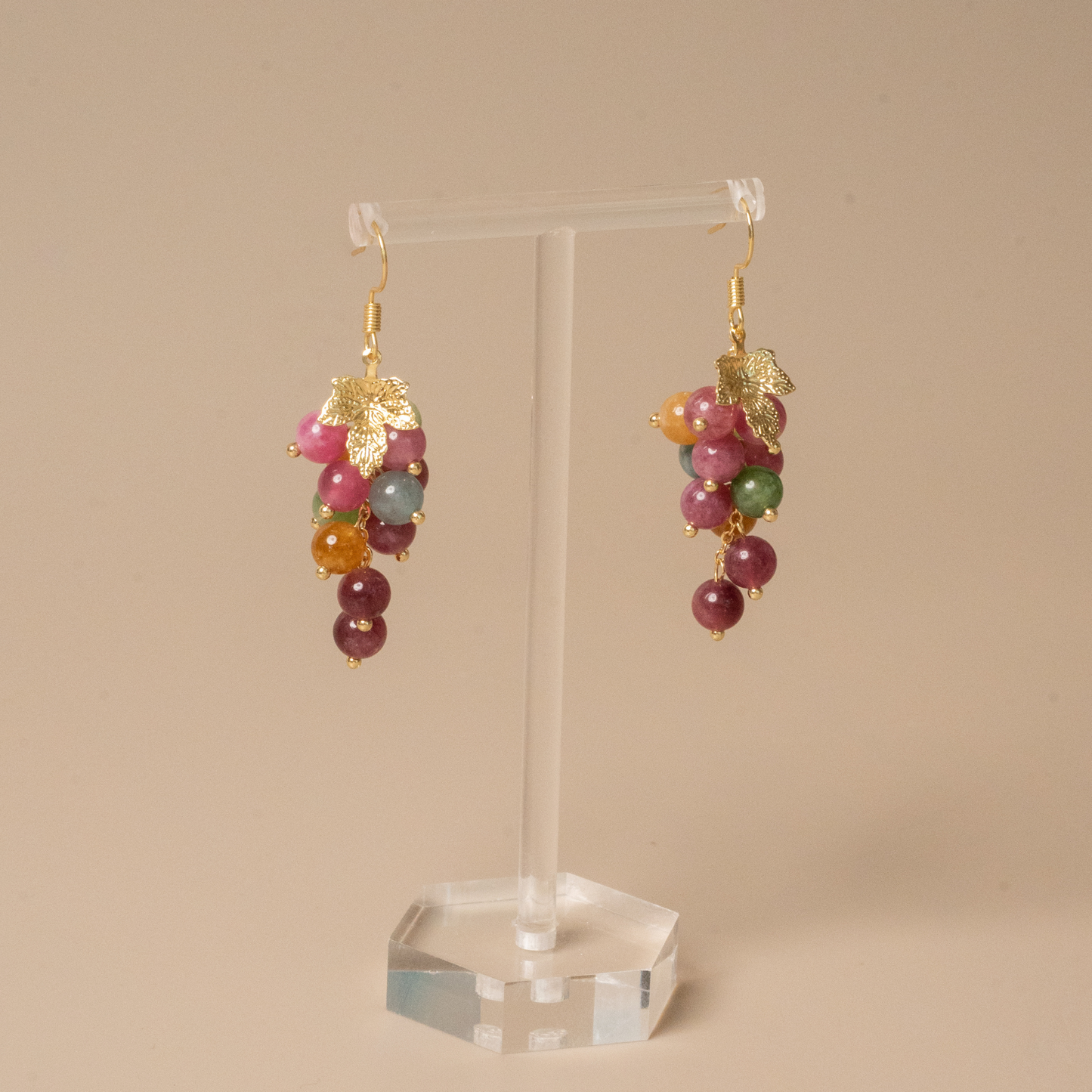 Watermelon Gem Earrings