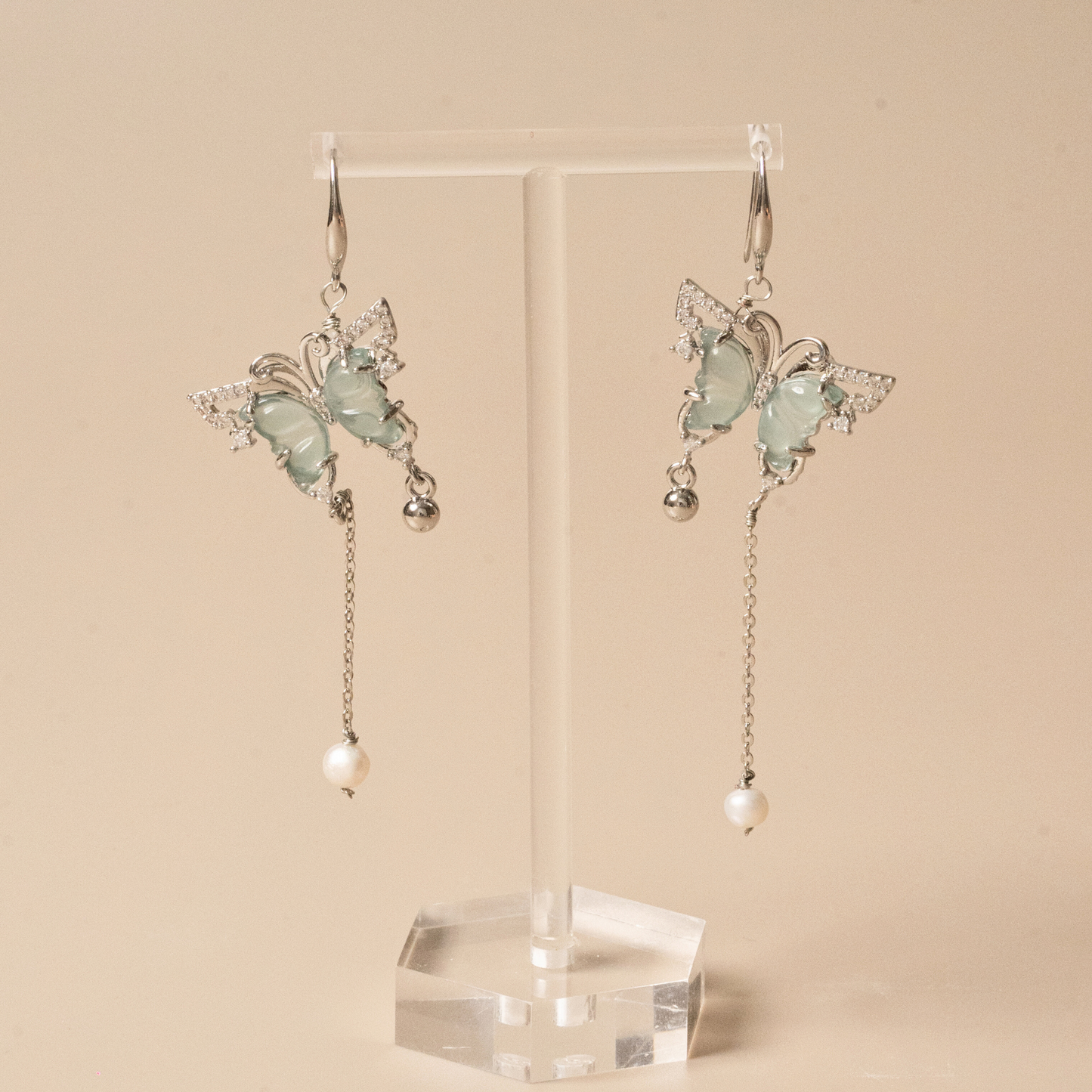 Butterfly Jade Earrings