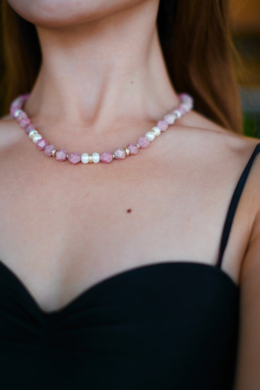 Pink love Necklace