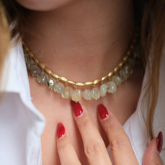 Prehnite Necklace