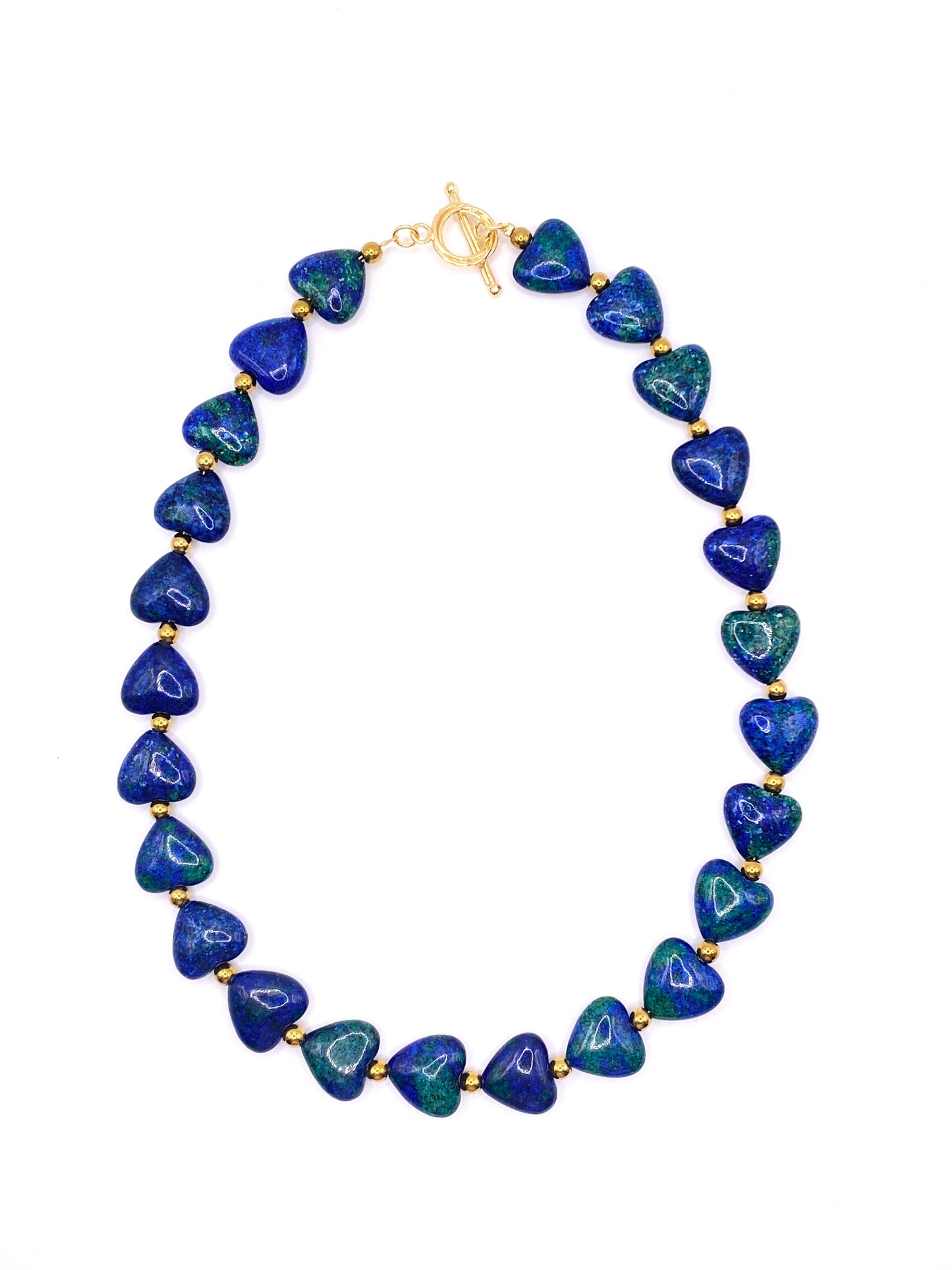 Blue Lapis Heart Necklace