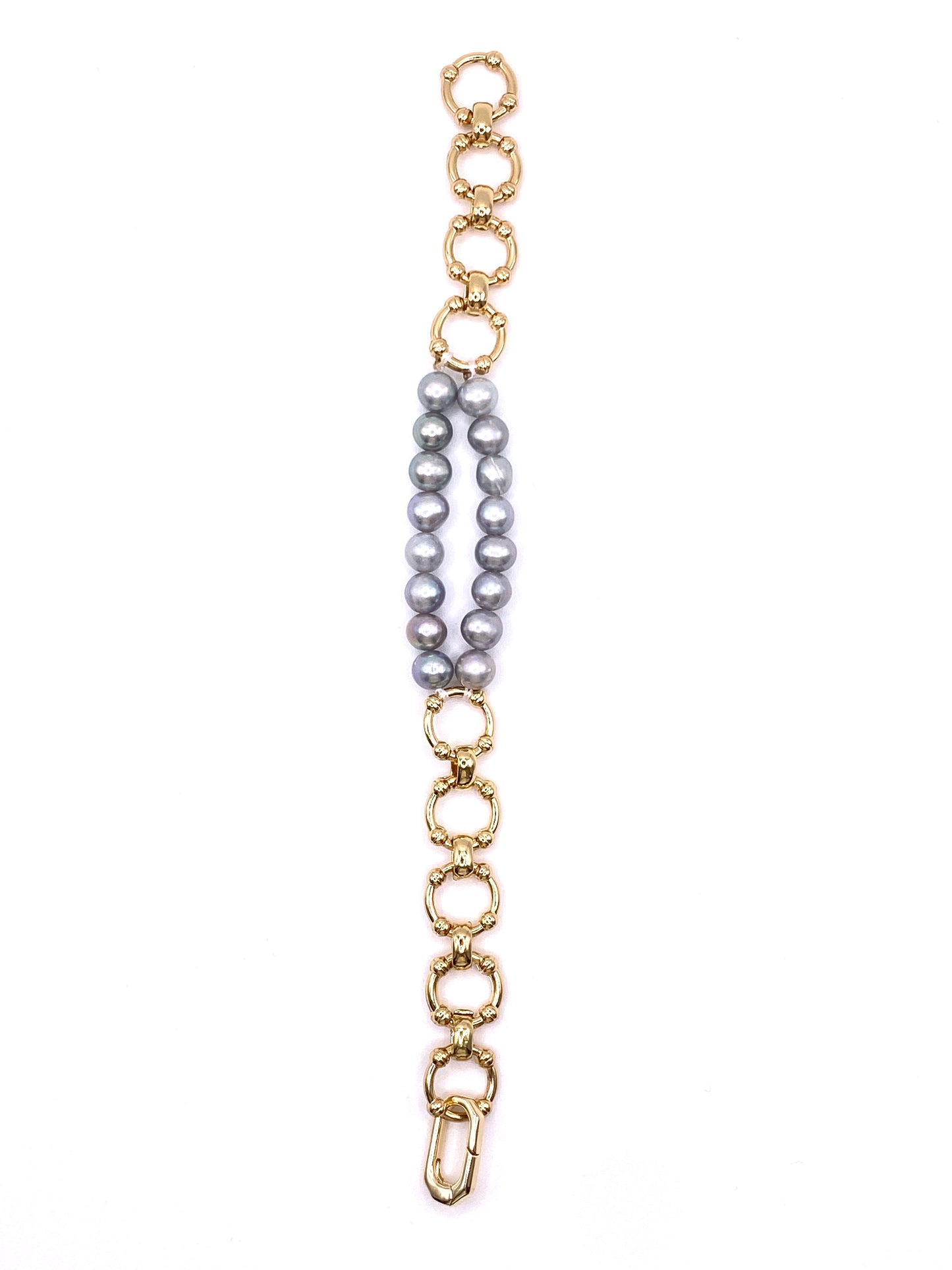 Grey Pearl Bracelet