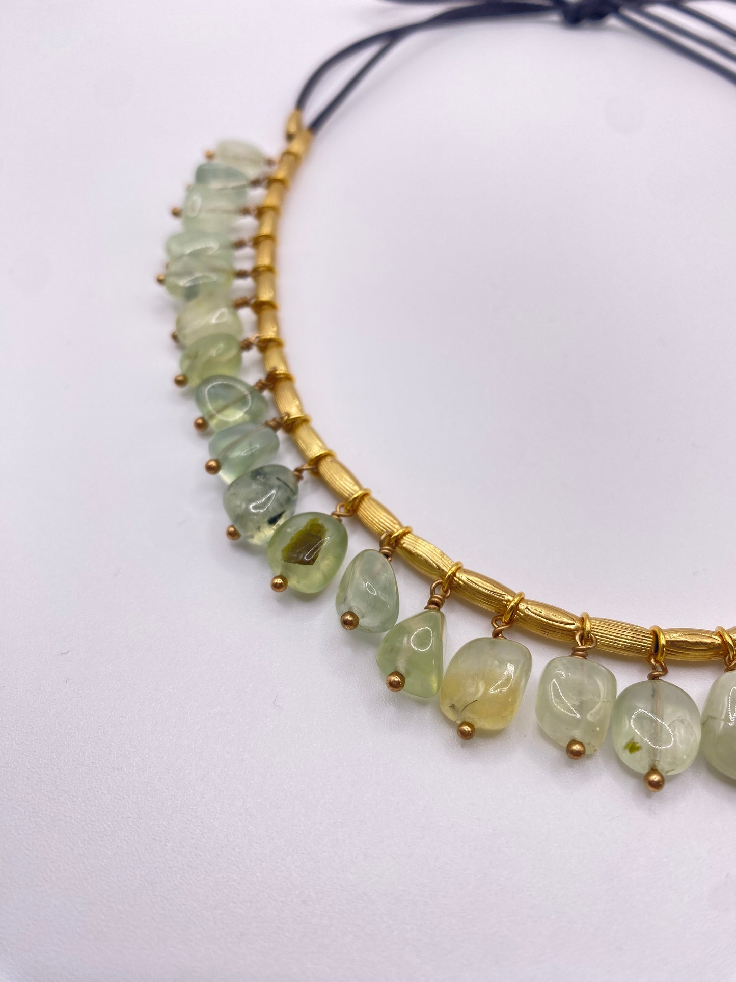 Prehnite Gem Necklace