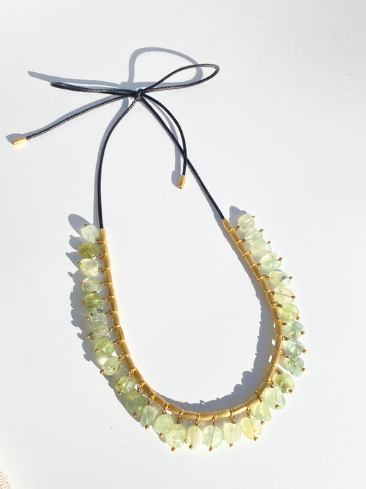 Prehnite Gem Necklace