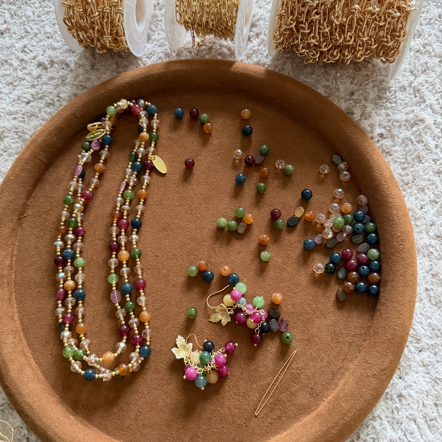 Watermelon Gem Bracelet