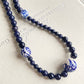 Blue sandstone Necklace for success