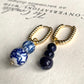 Blue sandstone Earrings