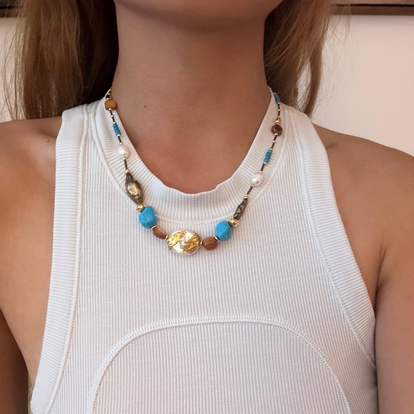Turquoise Tides Necklace