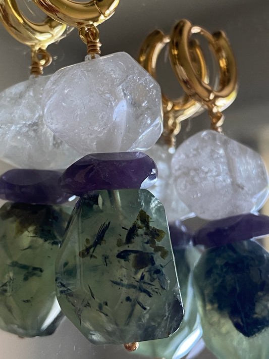 Peridot Gem Earrings