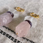 Rosé Veil Earrings