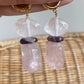 Rosé Veil Earrings