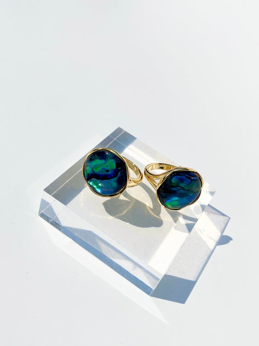 Abalone Shell Ring