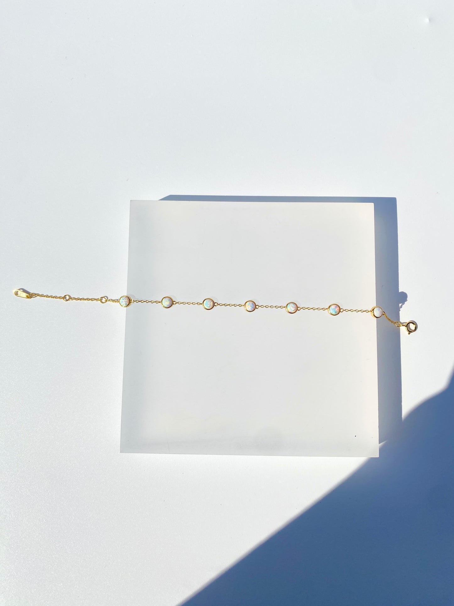 Dainty Opal Bracelet