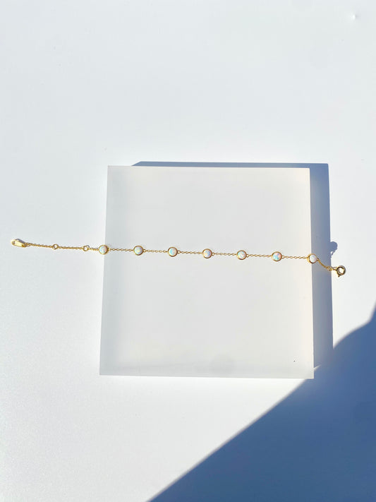 Dainty Opal Bracelet