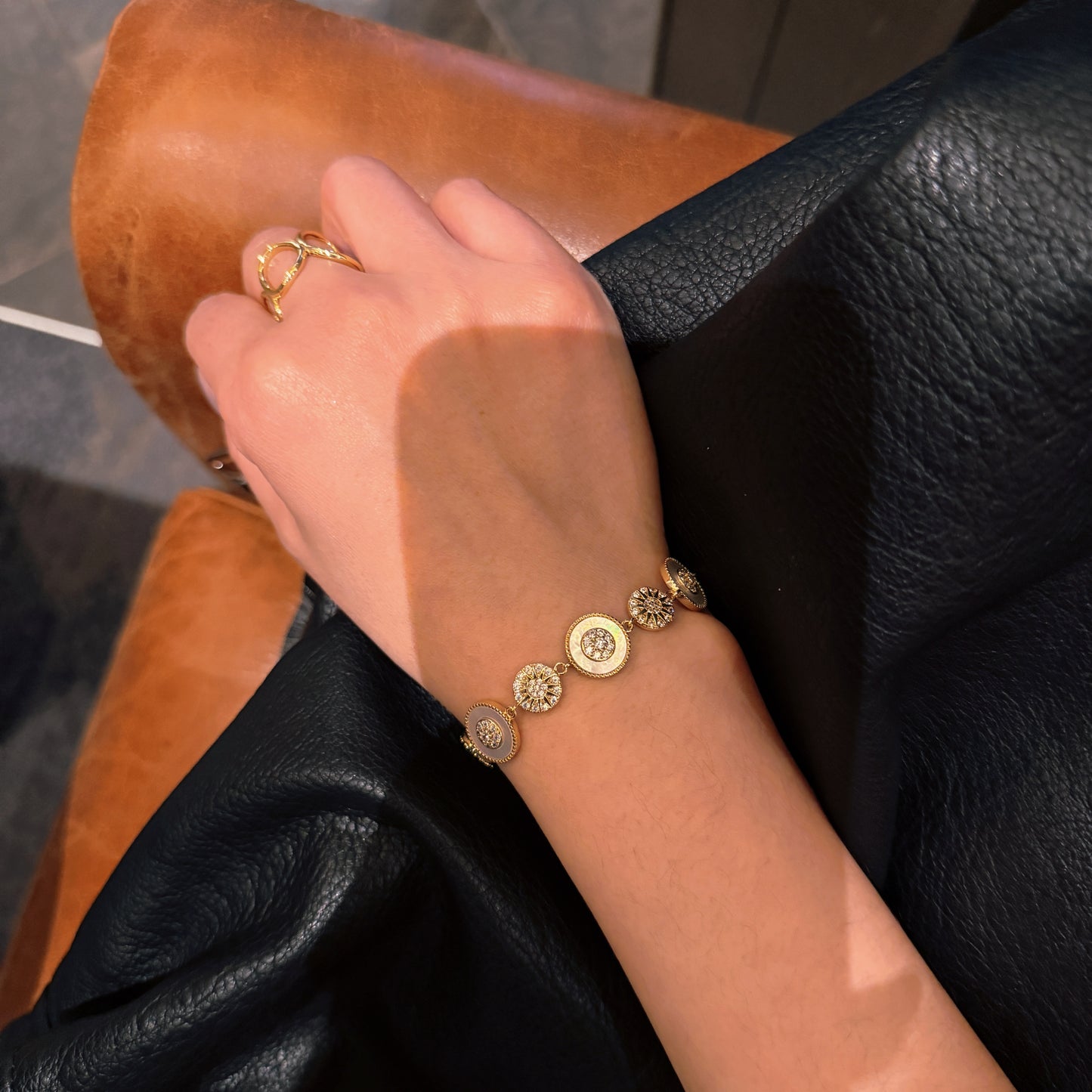 Sea Shell Gold Bracelet