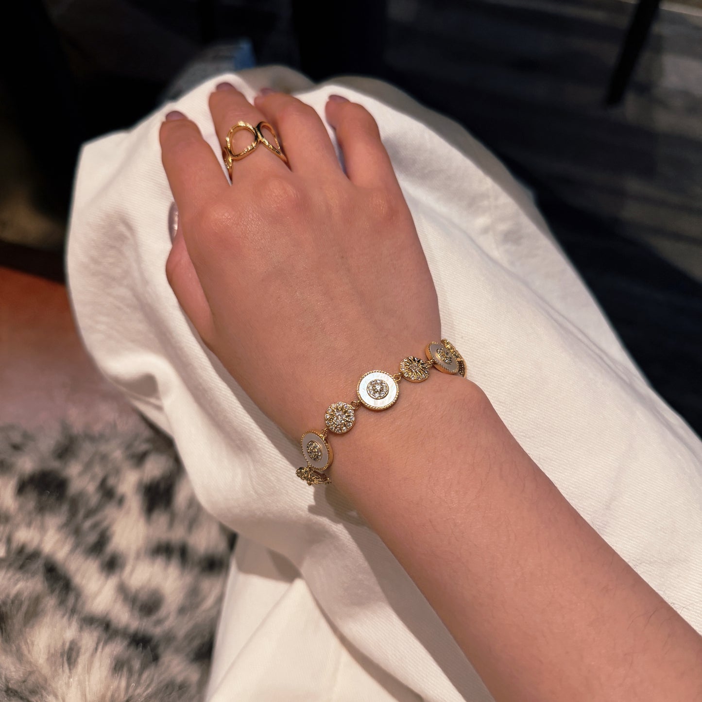 Sea Shell Gold Bracelet