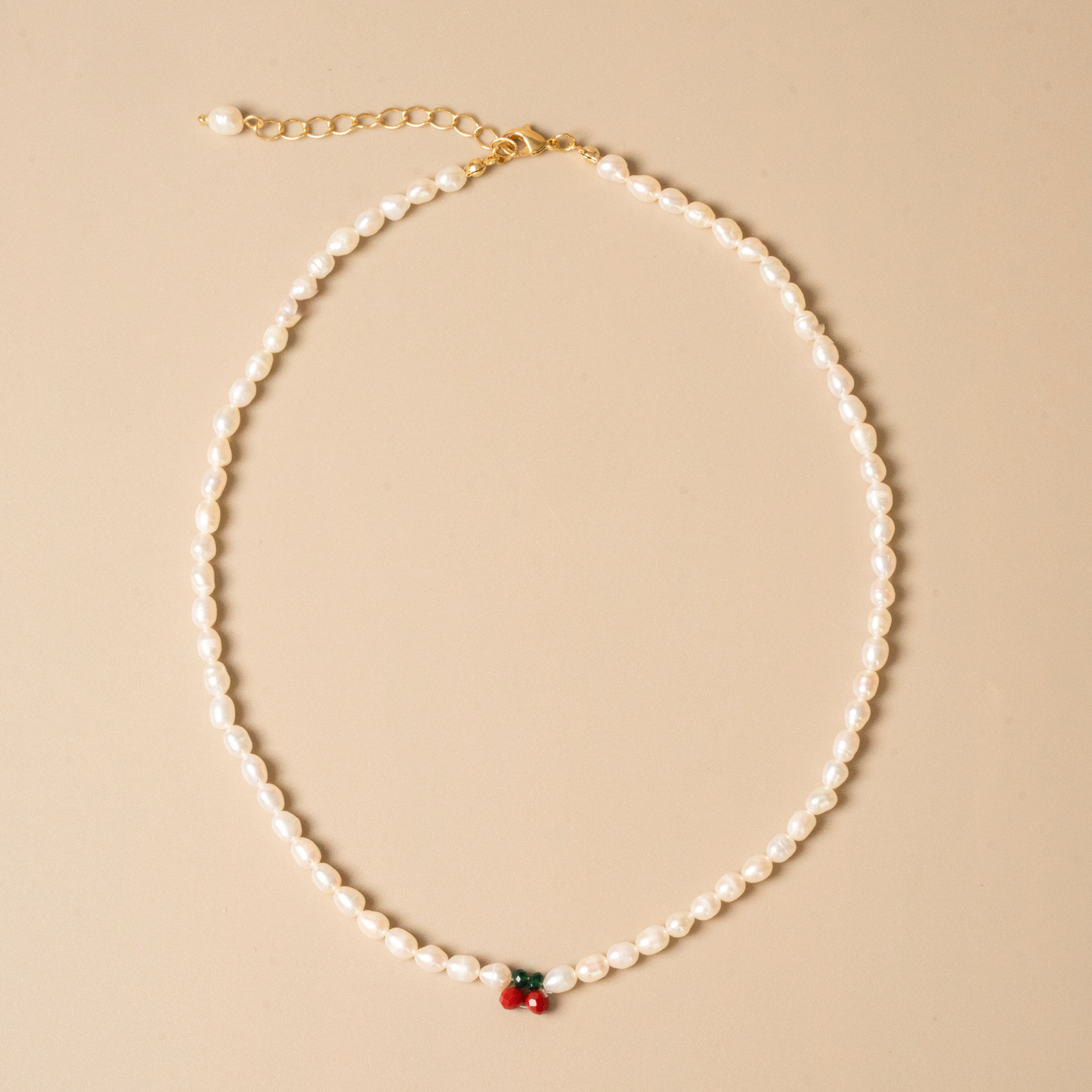 Cherry Pearl Necklace
