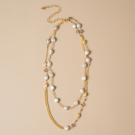 Grey Pearl Necklace