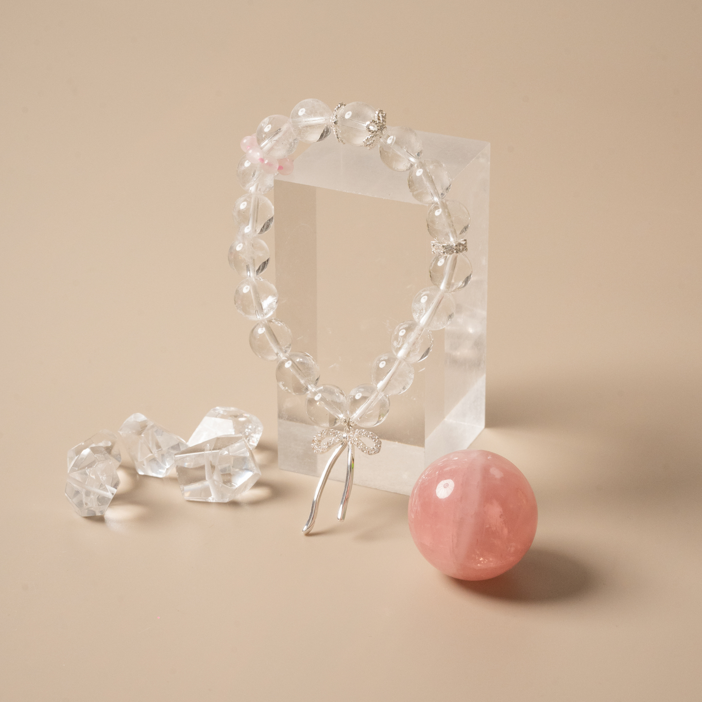 Quartz Bow Bracelet