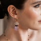 Rosé Veil Earrings