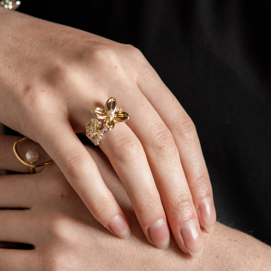 Pearl Flower Ring