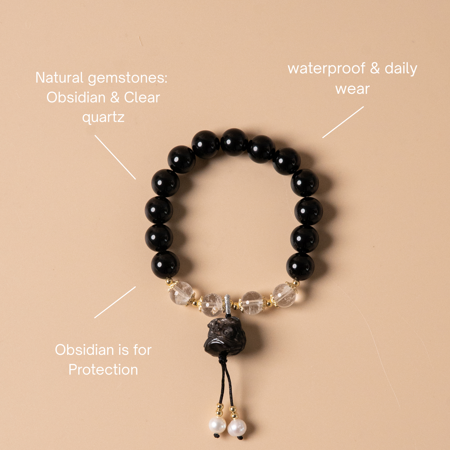 Night & Clear Bracelet