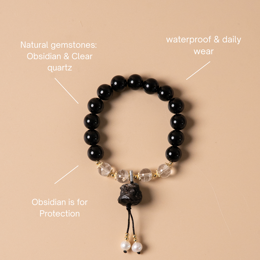 Night & Clear Bracelet