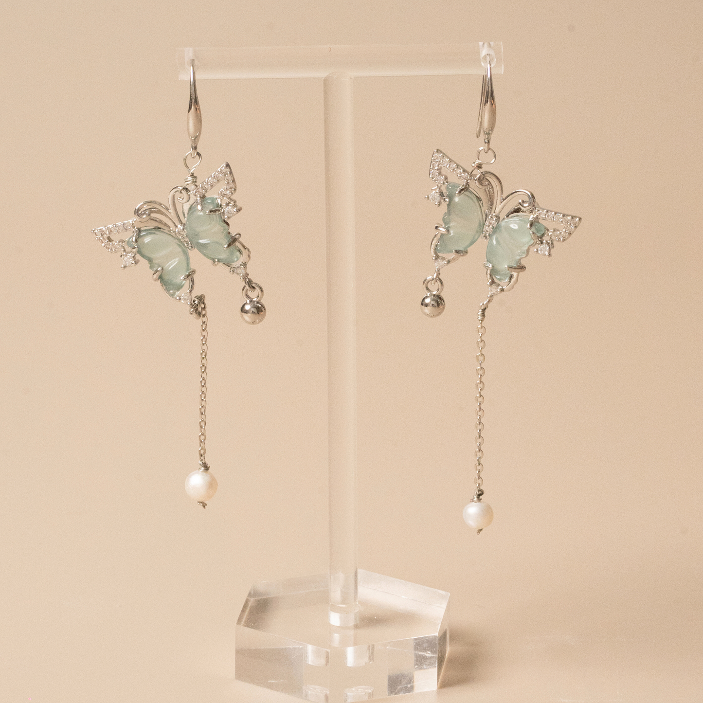 Butterfly Jade Earrings