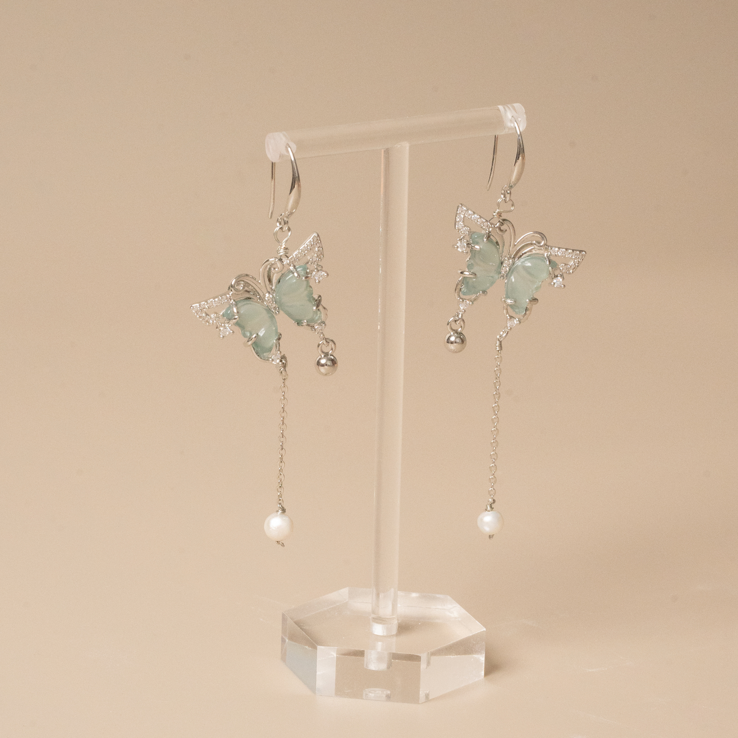 Butterfly Jade Earrings