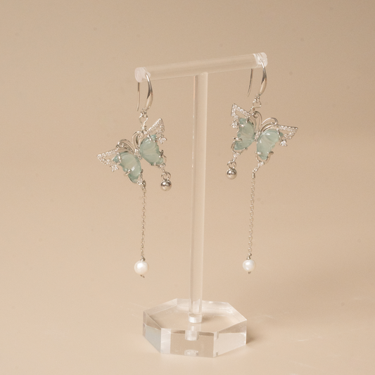 Butterfly Jade Earrings