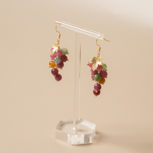Watermelon Gem Earrings