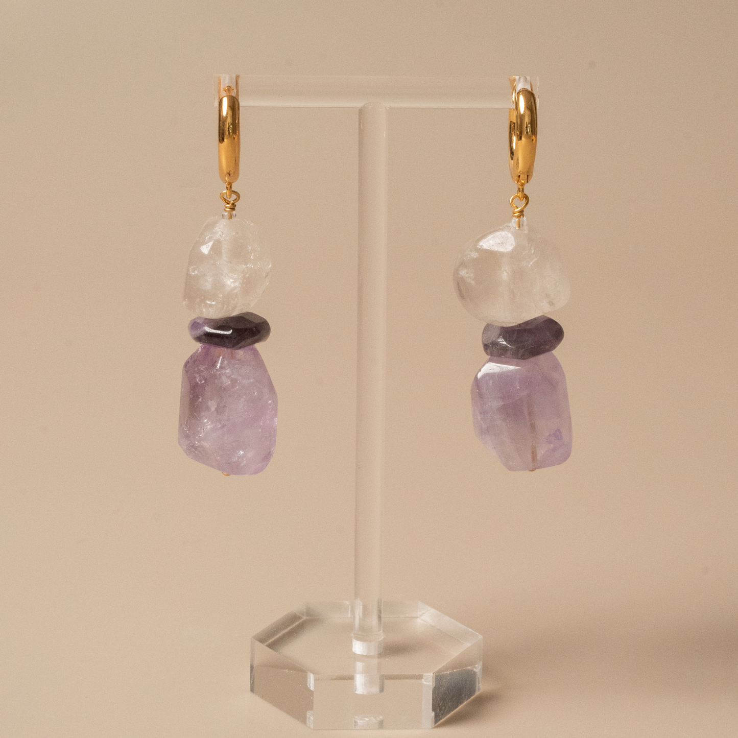 Lavender Amethyst Earrings