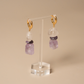 Lavender Amethyst Earrings