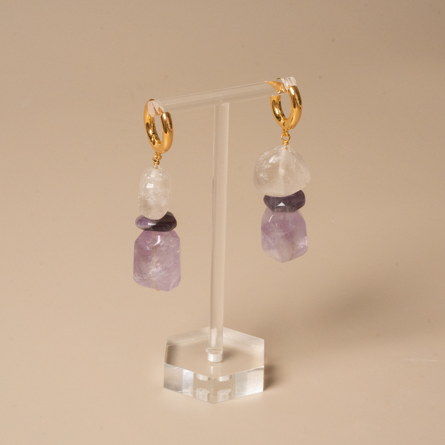 Lavender Amethyst Earrings