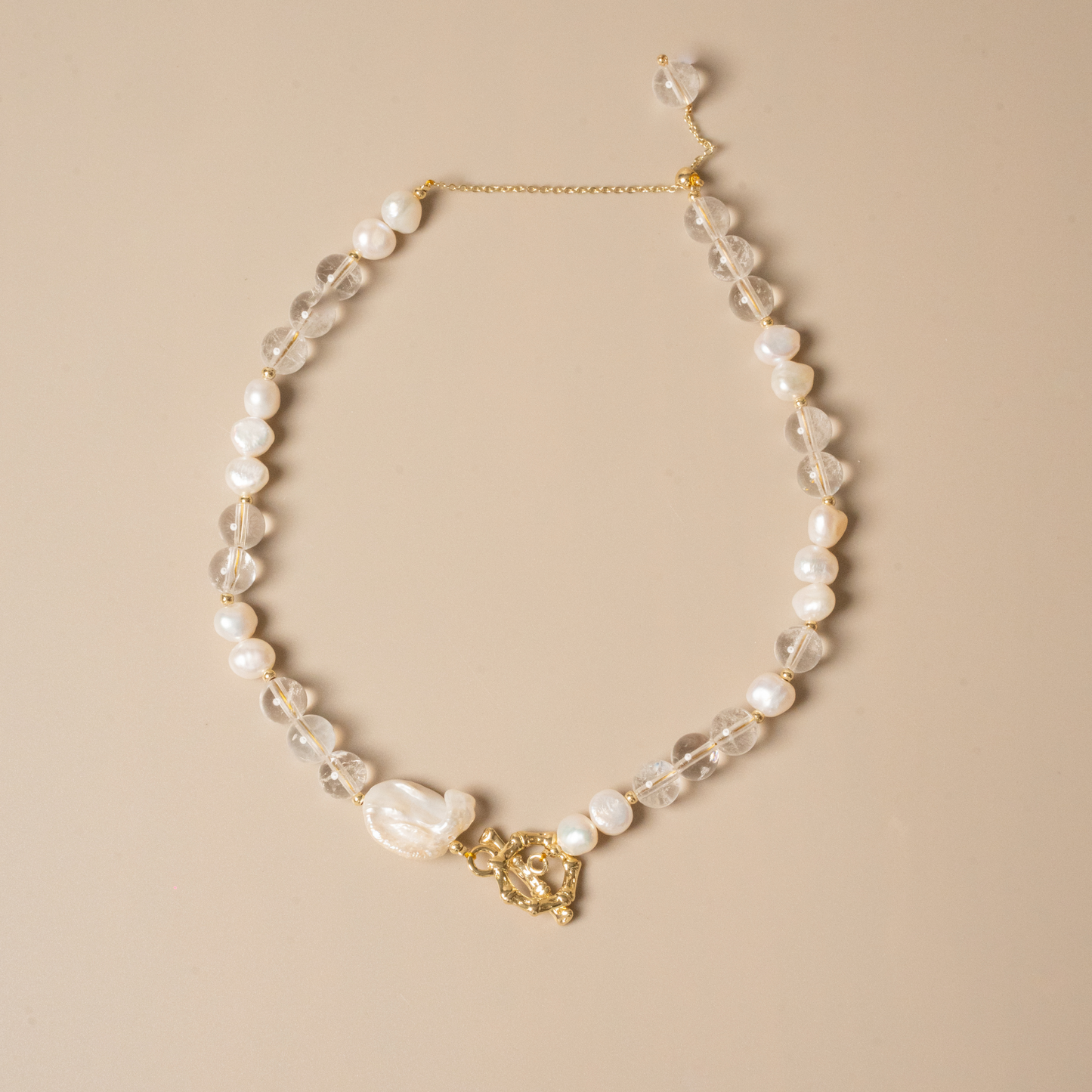 Clear quartz Necklace (Choker)
