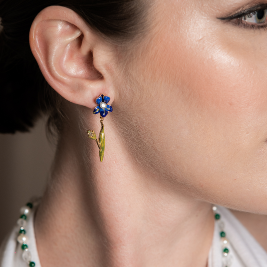 Mismatched Flower Earrings